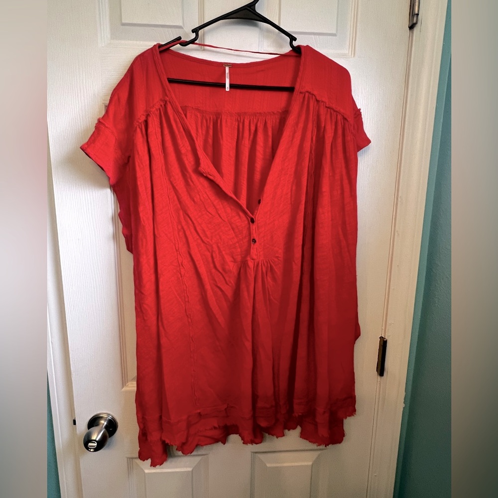 Free People Short Sleeve Shirt